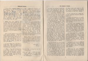 First edition of Piokelde Post, January 1946, pages 2-3