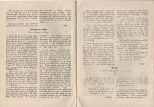 First edition of Piokelde Post, January 1946, pages 4-5